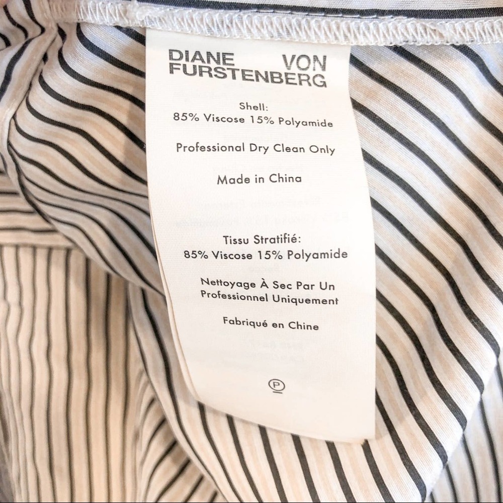 Diane Von Furstenburg Charleigh Wrap Dress Large - Picture 11 of 12